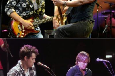 When John Mayer and Keith Urban took over the 2013 Crossroads Guitar Festival: A performance of “Don’t Let Me Down” left fans screaming for more! This unlikely duo combined Blues and Country Rock in a way that sent the stage into a frenzy, creating musical magic that still resonates to this day—a perfect example of guitar legends breaking all the rules and delivering pure musical joy!