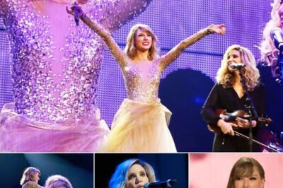 Taylor Swift stepped onto the stage, a picture of admiration as she welcomed the legendary Alison Krauss beside her. The first notes of “When You Say Nothing At All” filled the air, and suddenly, time stood still. Taylor’s voice, soft yet sincere, intertwined with Alison’s angelic, effortless harmony—a meeting of two generations, two icons, united in pure musical beauty. The audience swayed, eyes glistening, as Alison’s ethereal voice soared, reminding everyone why she is one of the greatest vocalists of all time. And in that moment, Taylor did something truly special—she stepped back, allowing the cheers to rise for the woman she had long admired.