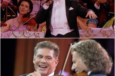 This is undoubtedly the finest musical performance ! David Hasselhoff joined André Rieu and his Johann Strauss Orchestra for a lively performance of “Paloma Blanca,” bringing his signature charm to this beloved tune. With Rieu’s orchestra providing a vibrant backdrop, Hasselhoff’s voice added a joyful, lighthearted flair to the performance, making it a memorable collaboration.