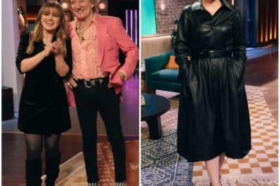 Kelly Clarkson cuddles up to A-list rocker on NYC show set – and fans are begging for pair to ‘record a duet’