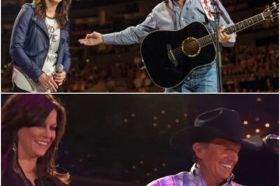 Martina McBride and George Strait deliver a breathtaking, emotionally charged performance of “Golden Ring,” bringing new life to the classic duet with their powerful voices and undeniable chemistry. Their rendition at the Grand Ole Opry captivates the audience, as each note and lyric resonates with the depth of love and heartache that the song beautifully portrays. Together, they remind fans why this iconic song remains a timeless cornerstone of country music.