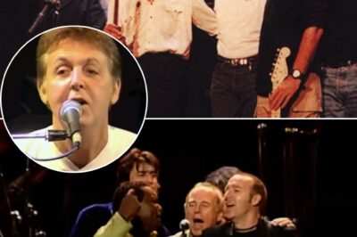 Paul McCartney, Sting, Elton John, Eric Clapton, Mark Knopfler and Phil Collins – when these legendary names stand together on stage to perform Hey Jude, music is not just music, but an explosive and limitless concert. The Beatles classic is reborn in an emotional and energetic version, with each legend bringing a distinct color but blending perfectly. From McCartney’s legendary tones to Clapton’s passionate guitar, or Elton John’s sweet melodies, every moment lingers in the hearts of fans. This is a performance that is not just about music, but a wonderful combination of passion and immortal talent!