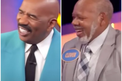 Steve Harvey slurs his words and shouts ‘I’m going home’ at Family Feud contestant’s answer when asked about husband