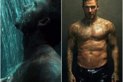BECKS APPEAL David Beckham strips completely naked for steamy shower in racy new ad