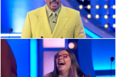 Steve Harvey is left speechless as he stares at Family Feud board in disbelief after baffling answer is correct