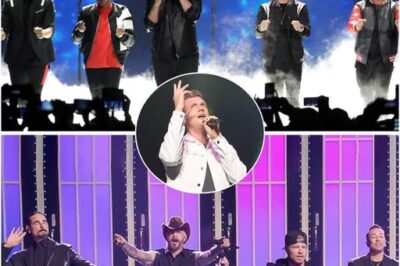 SNL50 – The lights flicker, the stage glows, and a wave of nostalgia washes over the crowd. Then, it happens—five silhouettes emerge, and the unmistakable opening chords of “I Want It That Way” send a collective chill through the audience. The Backstreet Boys stand together, unwavering, proving why they remain one of the most beloved vocal groups of all time. Every harmony is live, raw, and real, but all eyes are on Brian Littrell—his voice, weathered by years of struggle, still carries the heart and soul of a fighter. He pushes through, pouring every ounce of passion into the lyrics that defined a generation