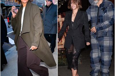 Halle Berry seamlessly transitions from chic day look to sexy evening dress as she enjoys date with Van Hunt