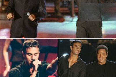In 2000, the music world witnessed a once-in-a-lifetime collaboration when Latin heartthrob Enrique Iglesias and legendary Welsh powerhouse Tom Jones came together for an electrifying rendition of “Fire.” With their fiery chemistry, unforgettable voices, and an energy that could light up any room, the duo set the stage on fire (literally!) and delivered a performance that left fans absolutely mesmerized. From Enrique’s smooth pop edge to Tom’s soul-shaking baritone, this live performance was a true musical explosion—an unforgettable fusion of modern flair and timeless class that turned the heat up to 11. This was no ordinary performance; it was pure magic!