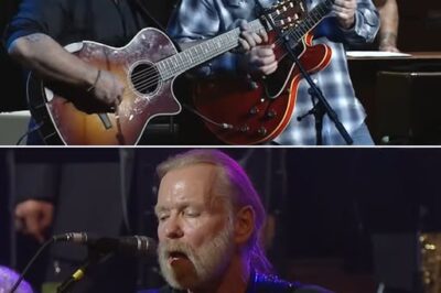 Vince Gill, Zac Brown, and Gregg Allman came together for an unforgettable rendition of “Midnight Rider” at All My Friends: Celebrating The Songs and Voice of Gregg Allman. This extraordinary collaboration brought together powerhouse vocals, soulful guitar solos, and the undeniable spirit of Southern rock. Gill’s depth and warmth, Brown’s raw passion, and Allman’s ever-present influence combined for a performance that transcended the ordinary—transforming a tribute into an emotional celebration of a musical legend. Music lovers were treated to more than just a performance; it was a living testament to the lasting power of Southern rock. Don’t miss this timeless homage to one of music’s greatest icons.