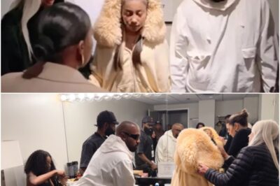 REUNITED! Moment Kim Kardashian and Kanye West reunite backstage at North’s Hollywood Bowl gig after co-parenting comments