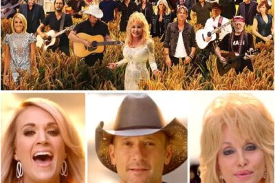 A once-in-a-lifetime moment in country music history—Forever Country brings together 30 legendary artists, past and present, in a breathtaking tribute to the genre’s rich legacy. Seamlessly weaving together Take Me Home, Country Roads, On the Road Again, and I Will Always Love You, the song is an emotional powerhouse, blending voices that have defined country for generations. As the video unfolds, each cameo feels like a passing of the torch, with icons standing side by side with today’s stars, proving that country music is timeless. The appearance of Randy Travis is a gut-punch of nostalgia, bringing tears to longtime fans, while Dolly Parton’s final note is nothing short of perfection. A masterpiece of storytelling and harmony—this isn’t just a music video, it’s history in the making.