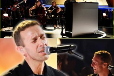 Chris Martin and Grace Bowers brought the house down with a deeply emotional performance of “All My Love” during the In Memoriam segment, leaving the audience moved and reflective. Grace’s soulful voice beautifully intertwined with Martin’s heartfelt delivery, creating a powerful tribute to the music icons we lost. As images of these legends flashed on screen, the song took on a profound new meaning, reminding us all of the timeless impact music has on our lives. This stunning tribute wasn’t just a performance; it was an unforgettable, soul-stirring moment that will resonate for years to come.