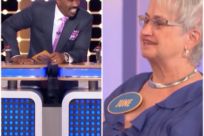 Family Feud contestant gives Steve Harvey long flirty look that leaves host cackling as fans say ‘she’s all of us!’