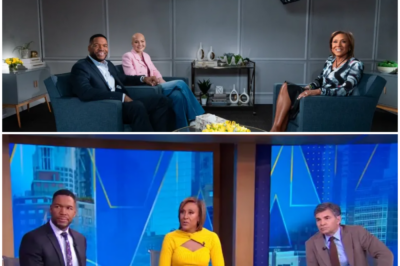 Michael Strahan finally returns to GMA after daughter Isabella’s grueling first week of chemo in brain cancer battle