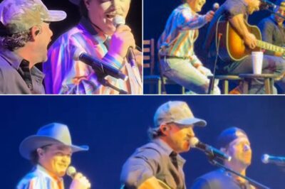 Zach Top and Riley Green joined forces for an electrifying medley of country classics during a live performance in Las Vegas. The duo seamlessly blended Toby Keith’s “Should’ve Been a Cowboy,” Merle Haggard’s “Mama Tried,” and Tracy Lawrence’s “Time Marches On,” delivering a high-energy set that had the crowd singing along. Their powerful vocals and undeniable stage presence paid tribute to the legends of country music while proving why they are two of the genre’s rising stars.