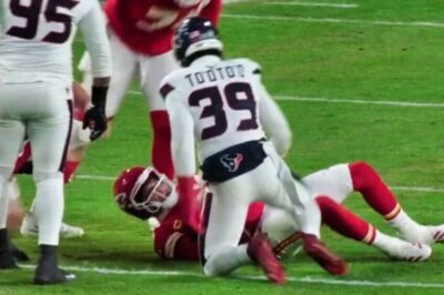 VIDEO: Mic’d Up Cameras Caught Patrick Mahomes’ 3-Word Message For Henry To’oTo’o After His Unnecessary Roughness Hit That Proves It Shouldn’t Have Been Flagged