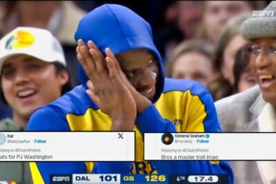 “That’s For PJ Washington”- Social Media Is In Stitches As Draymond Green Ruthlessly Taunts Mavericks Bench With Bold Celebrations After Warriors’ Dominant Blowout Win