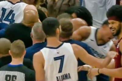VIDEO: Cameras Capture Jarrett Allen Cracking Up With Santi Aldama Amid Donovan Mitchell and Desmond Bane’s Intense Scuffle