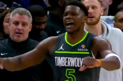 VIDEO: Anthony Edwards Makes His Feelings Extremely Clear To The Referees Over Their “Trash” Call During Wolves-Thunder Game