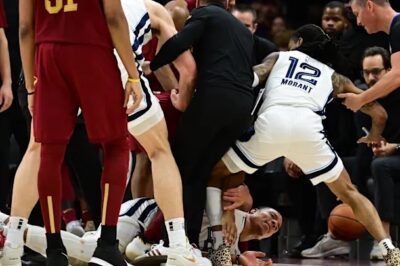 VIDEO: Ja Morant Couldn’t Help Himself From Hugging Jarrett Allen After Getting Posterized By The Cavaliers Star