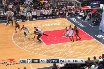 VIDEO: Marcus Smart Fires Up Wizards Crowd With Kip-Up After Taking A Charge Against The Nets