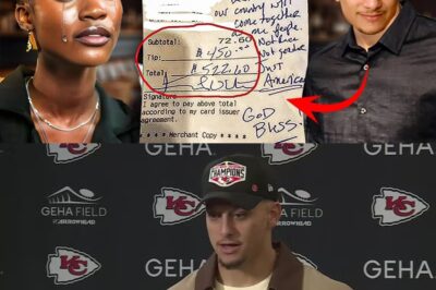 Black Waitress Serves Patrick Mahomes, Saw Note on Check, and Burst into Tears