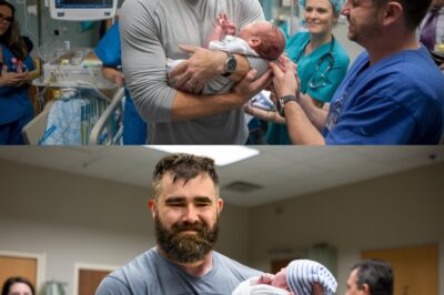 Breaking news: “I’m finally a BOY daddy!” NFL legend Jason Kelce tearfully reveals that he and his wife have welcomed their first son.