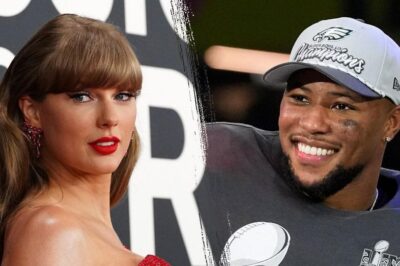 Saquon Barkley didn’t like hearing fans boo Taylor Swift at the Super Bowl