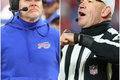 Coach Sean Mcdermott asked the NFL to review the referee’s decisions on two missed calls, suspecting that the referee team colluded with Kansas to eliminate the Buffalo Bills.
