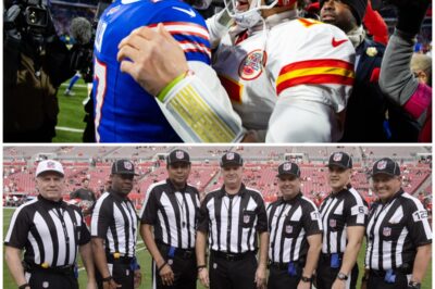 BREAKING NEWS: Seven referees of the Buffalo Bills vs. Kansas City Chiefs match were suspended pending investigation, surprising reasons were revealed…