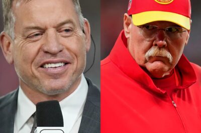 BREAKING: Kansas City Chiefs head coach Andy Reid has filed a lawsuit against NFL FOX commentator Troy Aikman in NFL court, accusing him of making “demeaning and offensive” statements during a press conference following a 32-29 win over the Buffalo Bills. Andy Reid claims that Troy Aikman’s comments caused significant damage to the Chiefs’ players’ morale…