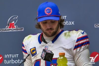 VIDEO: Bills QB Josh Allen Was So Heartbroken & Depressed That He Could Barely Talk To Reporters After AFC Championship Loss To Chiefs