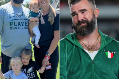 Jason Kelce Overcome with Tears of Joy as Wife Kylie Welcomes Their Fourth Child in Philadelphia—Heartwarming First Photos and Baby’s Name Revealed!
