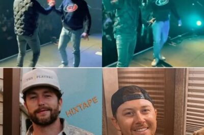 Chris Lane and Scotty McCreery gave fans an unexpected treat in North Carolina as they teamed up for a surprise duet of “Small Town On It.” The country stars brought their signature charm and energy to the stage, thrilling the hometown crowd with their seamless harmonies and undeniable chemistry. Watch the unforgettable performance that had the audience singing along to every word!