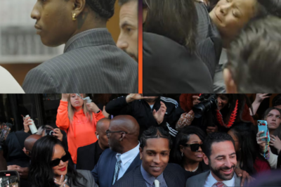 A$AP Rocky Comforts a Tearful Rihanna with a Heartfelt Hug After the “Not Guilty” Verdict