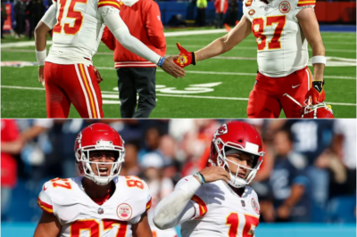 “Patrick Mahomes’ Private Message to Travis Kelce After Chiefs’ Heartbreaking Loss Finally Revealed”
