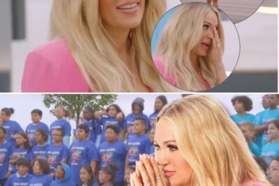 Thirteen years ago, Carrie Underwood stood beside the PS22 Kids’ Chorus, their voices rising in harmony as they sang her powerful hit, So Small. It was a moment of pure magic. But nothing could have prepared her for what happened next. On the set of American Idol, the current choir appeared out of nowhere, their young voices filling the air with the same song that once brought them together. The second the first notes hit, Carrie’s eyes welled up. Overcome with emotion, she watched as a new generation of singers breathed fresh life into the song that meant so much to her. In that moment, time folded in on itself—past and present colliding in the most beautiful surprise.