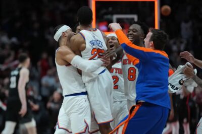 Mikal Bridges saves Knicks with OT buzzer-beater after minutes conversation drama with Tom Thibodeau
