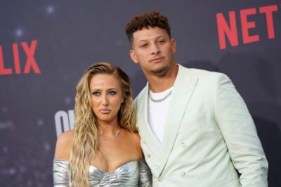 Social media leaked information that Patrick Mahomes’ marriage is on the brink of collapse after images showed that the superstar had a child with a secret relationship with supermodel Brooks Nader…-