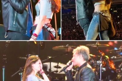 From Just Another Fan to the Girl in Jon Bon Jovi’s Arms—One Kiss, One Stage, and a Crowd Losing Their Minds