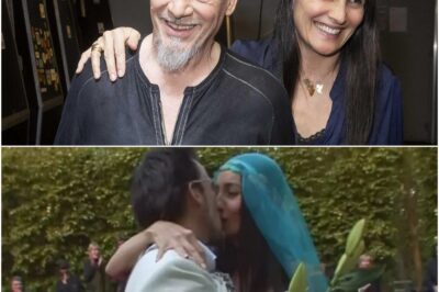 Poncho, robe turquoise et Kad Merad : le joyeux mariage de Florent Pagny et Azucena