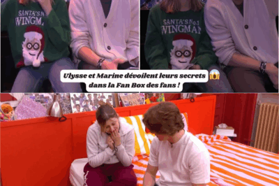 Révélations explosives à Star Academy 2024 ! Ulysse et Marine brisent le silence dans la Fan Box des fans, dévoilant des secrets inédits qui vont bouleverser le jeu. Des histoires d’amour cachées aux rivalités secrètes, leurs confessions choquent les téléspectateurs. Que va-t-il se passer ensuite ? La tension est à son comble !