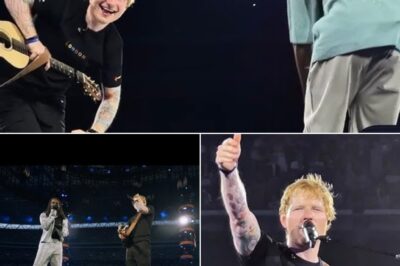 When Ed Sheeran and Burna Boy Took Over Wembley, It Wasn’t Just a Concert — It Was a Musical Earthquake! With ‘For My Hand,’ the Unstoppable Duo Fused R&B Soul and Afro-Fusion Fire, Delivering a Jaw-Dropping Performance That Had 90,000 Fans on Their Feet, in Their Feelings, and Witnessing a Once-in-a-Lifetime Collision of Global Superstars at Their Peak!