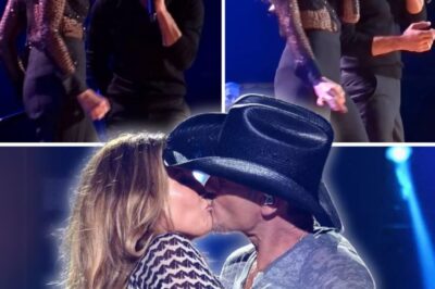 The moment Tim McGraw locked eyes with Faith Hill mid-song and smiled like no one else existed fans knew they were witnessing more than music they were watching a real-life love story unfold on stage