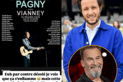 Vianney obligé d’apporter une précision importante après la sortie de la nouvelle chanson de Florent Pagny qu’il a écrite : “Je vois que ça s’enflamme”