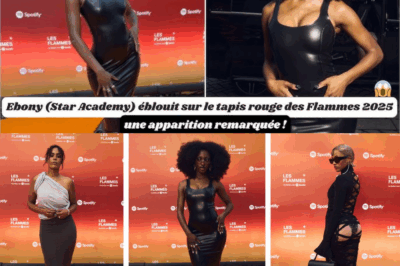 Les Flammes 2025 : Ebony (Star Academy) est apparue différente, les internautes ont été subjugués par son apparition lors de la 3e cérémonie de remise des prix
