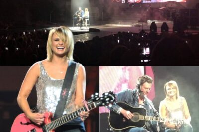 Miranda Lambert stunned the crowd at the American Airlines Center in Dallas when she surprised everyone by bringing her then-husband Blake Shelton onstage for a duet of his hit song “Austin.” The arena erupted as Miranda’s face lit up like Texas sunshine, her voice filled with joy and bittersweet nostalgia. For the small-town girl from Lindale, just 80 miles away, it was a dream come true on sacred ground. But beneath the smiles lay a quiet heartbreak—this would be their final duet, a love song turned goodbye that echoed through the night like the closing notes of a shared story.