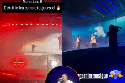 “Ambiance survoltée au Zénith de Lille : le célèbre ‘frère’ de Pierre Garnier débarque sur scène pour une surprise exceptionnelle, offrant aux spectateurs un moment inoubliable et soulignant encore une fois la complicité hors du commun entre les deux artistes aux milliers de fans !”