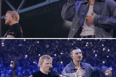 Folie totale à Lille ! Pierre Garnier interprète “Ceux qu’on était” en live au concert d’Ed Sheeran… et le chanteur britannique l’accompagne à la guitare ! Un moment magique qui bouleverse les fans !