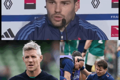 Le héros irlandais sort enfin du silence : révélations explosives sur son implication secrète dans l’incident choquant avec Antoine Dupont pendant le tournoi – un geste anodin ou attaque préméditée ? La vérité va bouleverser le monde du rugby !
